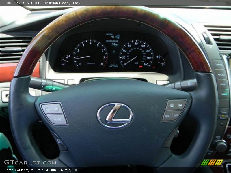 Obsidian Black / Black 2007 Lexus LS 460 L