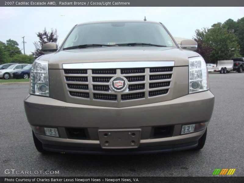 Radiant Bronze / Cocoa/Light Cashmere 2007 Cadillac Escalade AWD