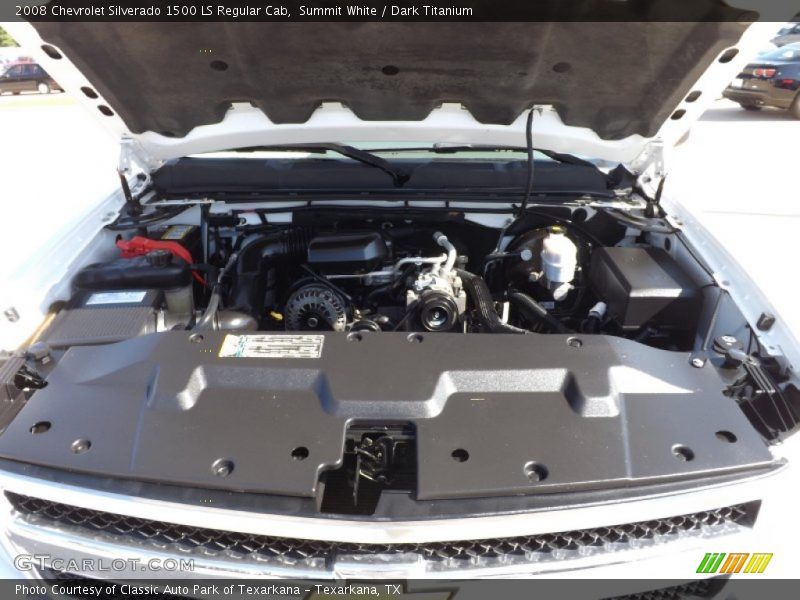 Summit White / Dark Titanium 2008 Chevrolet Silverado 1500 LS Regular Cab