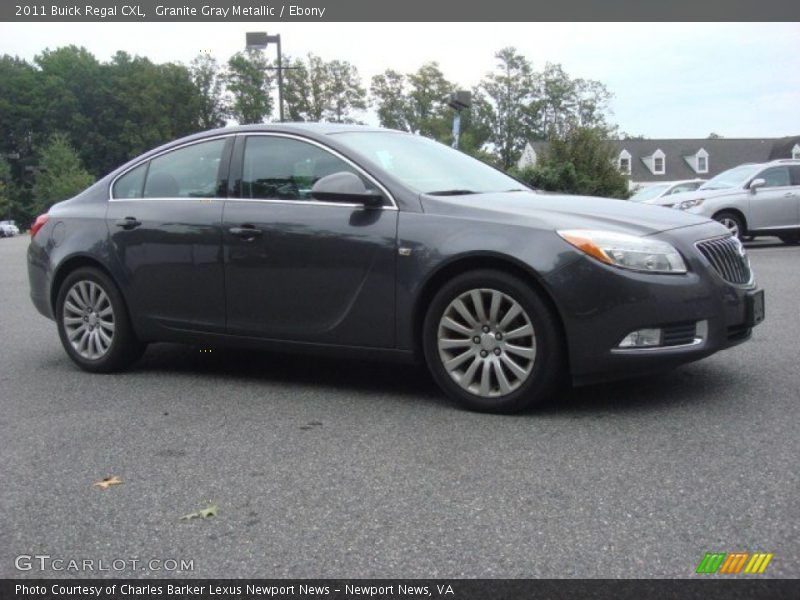 Granite Gray Metallic / Ebony 2011 Buick Regal CXL