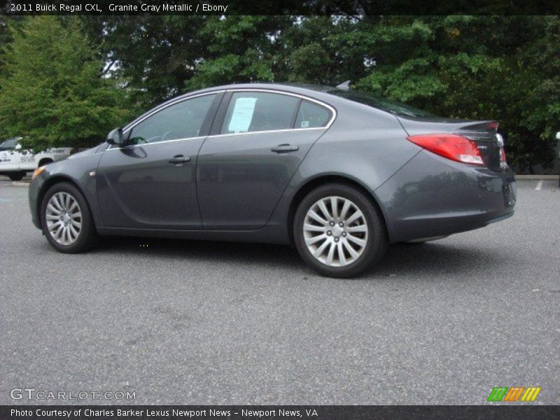 Granite Gray Metallic / Ebony 2011 Buick Regal CXL