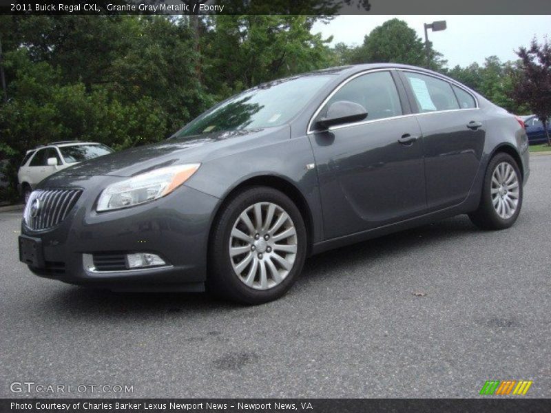 Granite Gray Metallic / Ebony 2011 Buick Regal CXL