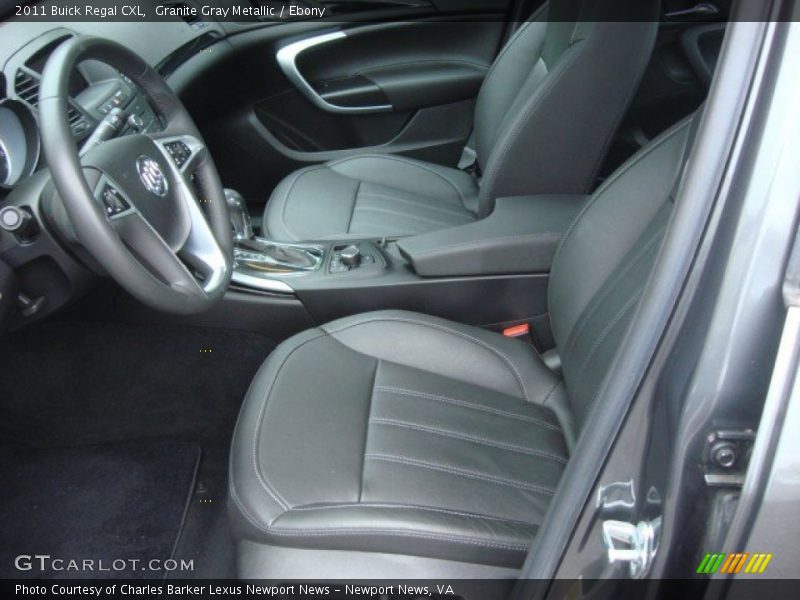 Front Seat of 2011 Regal CXL