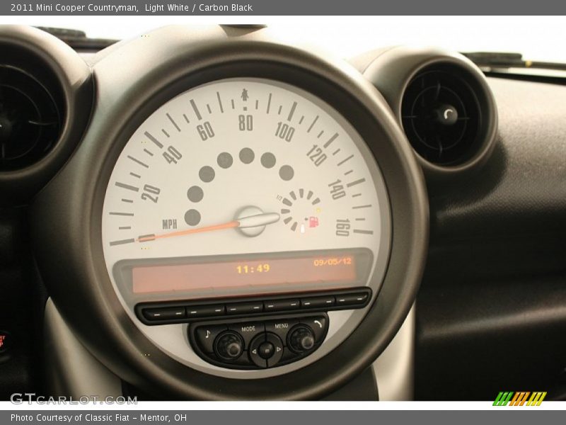 Light White / Carbon Black 2011 Mini Cooper Countryman