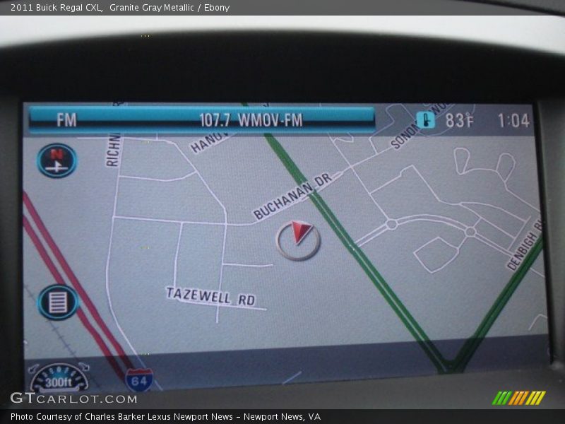 Navigation of 2011 Regal CXL