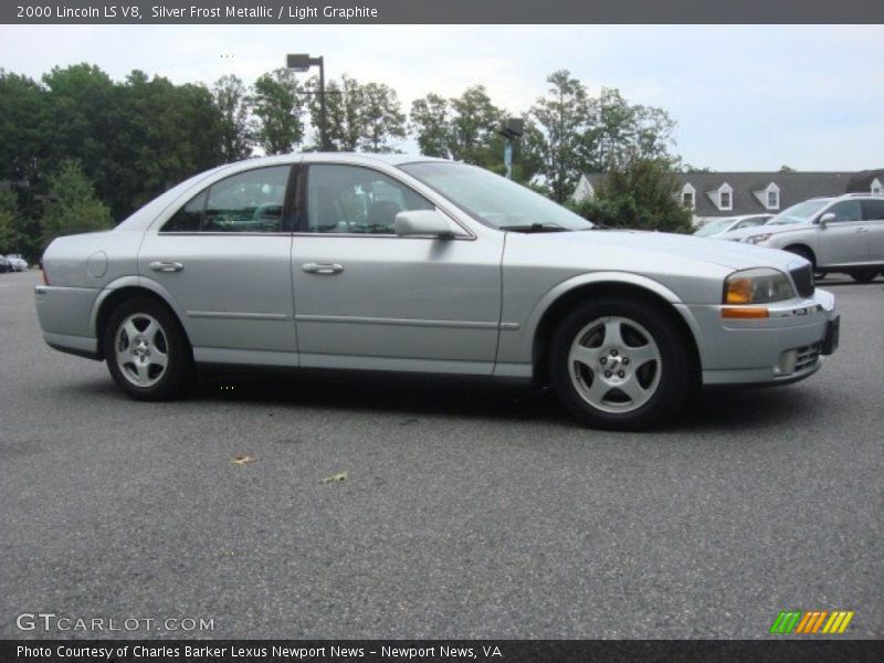 Silver Frost Metallic / Light Graphite 2000 Lincoln LS V8