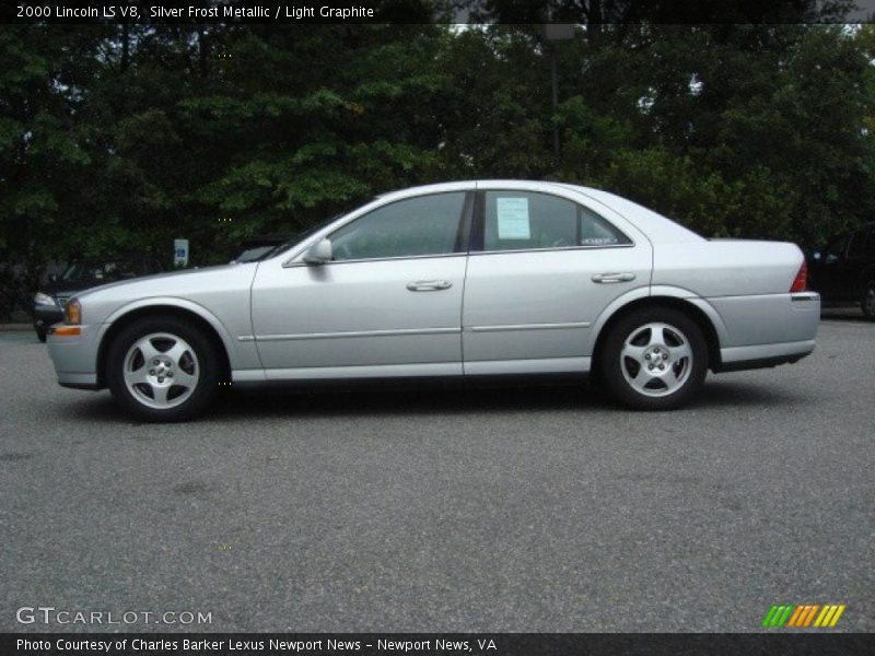 Silver Frost Metallic / Light Graphite 2000 Lincoln LS V8