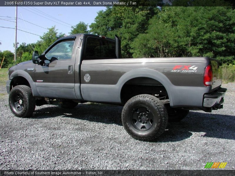 Dark Stone Metallic / Tan 2006 Ford F350 Super Duty XLT Regular Cab 4x4