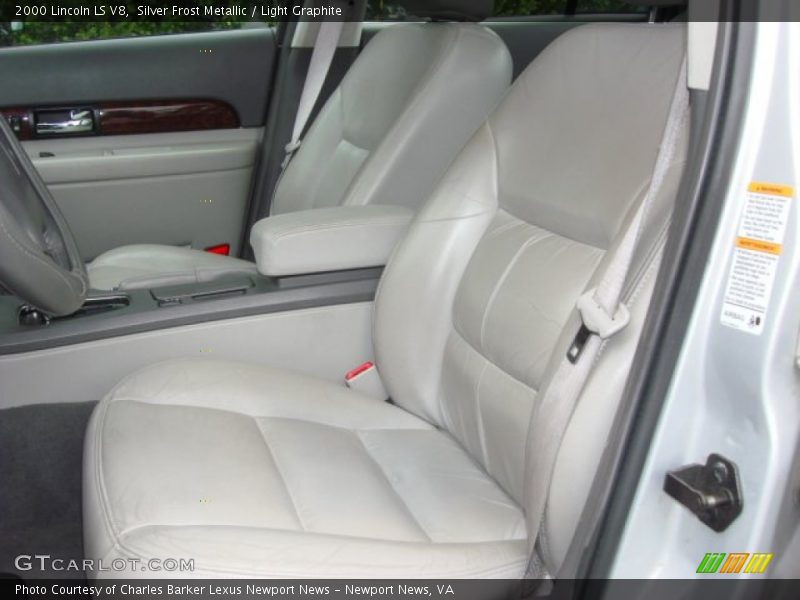 Silver Frost Metallic / Light Graphite 2000 Lincoln LS V8