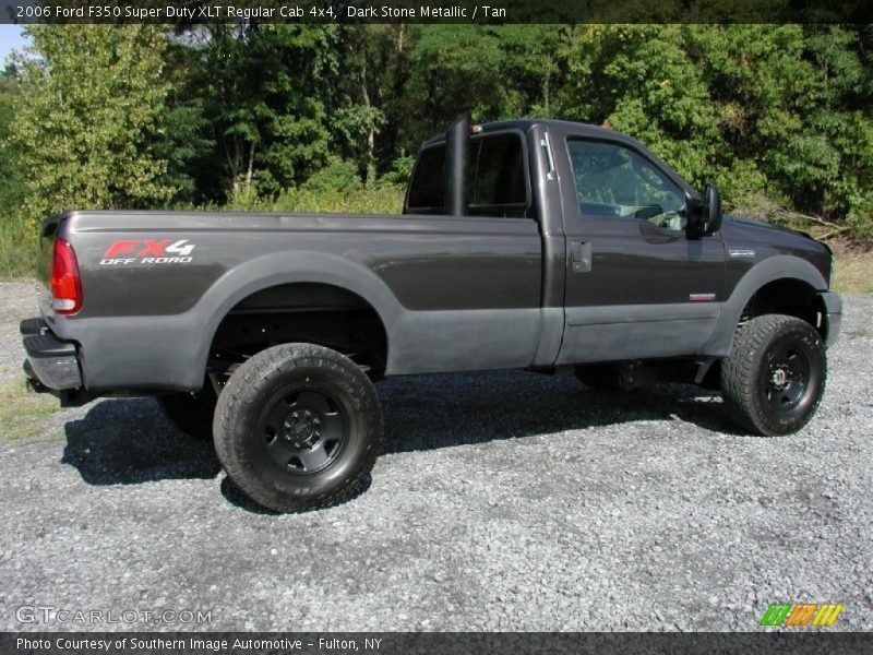 Dark Stone Metallic / Tan 2006 Ford F350 Super Duty XLT Regular Cab 4x4