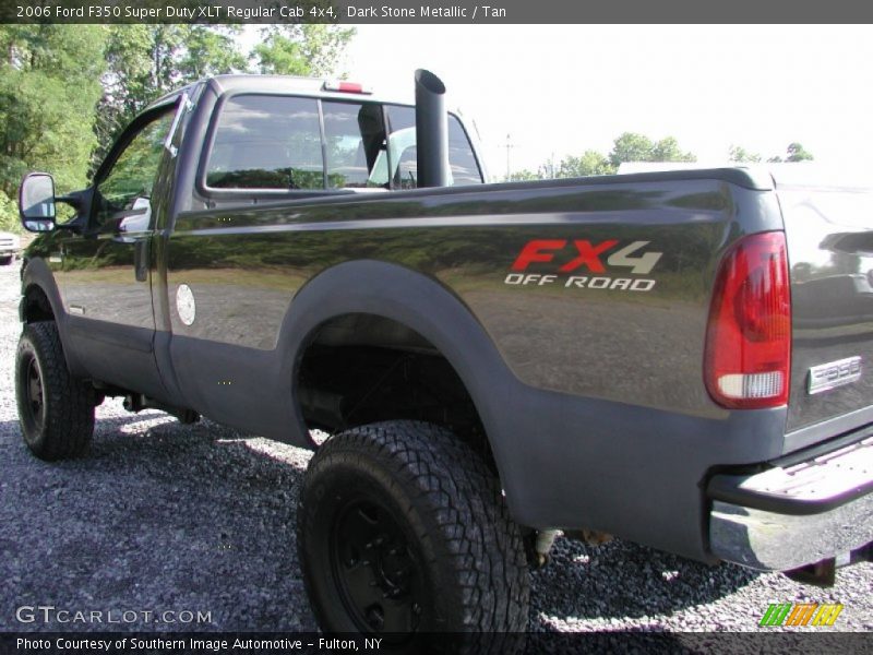 Dark Stone Metallic / Tan 2006 Ford F350 Super Duty XLT Regular Cab 4x4