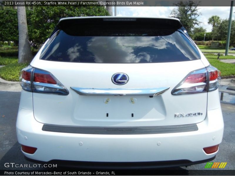 Starfire White Pearl / Parchment/Espresso Birds Eye Maple 2013 Lexus RX 450h