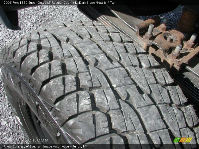 Dark Stone Metallic / Tan 2006 Ford F350 Super Duty XLT Regular Cab 4x4