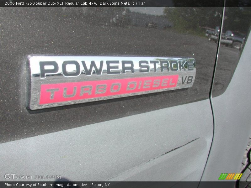 Dark Stone Metallic / Tan 2006 Ford F350 Super Duty XLT Regular Cab 4x4