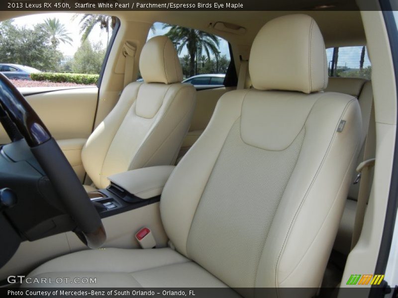 Starfire White Pearl / Parchment/Espresso Birds Eye Maple 2013 Lexus RX 450h