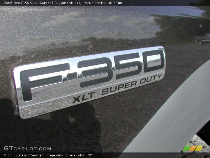 Dark Stone Metallic / Tan 2006 Ford F350 Super Duty XLT Regular Cab 4x4