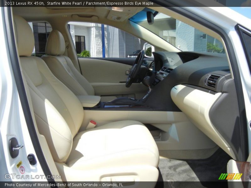 Starfire White Pearl / Parchment/Espresso Birds Eye Maple 2013 Lexus RX 450h