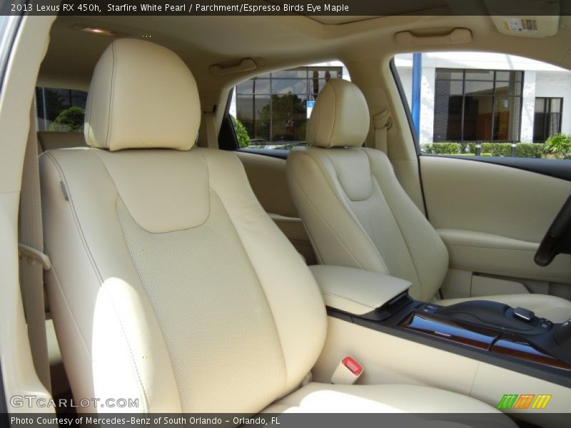 Starfire White Pearl / Parchment/Espresso Birds Eye Maple 2013 Lexus RX 450h