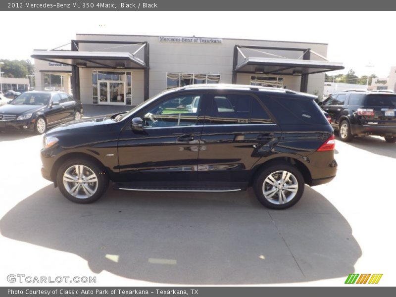 Black / Black 2012 Mercedes-Benz ML 350 4Matic