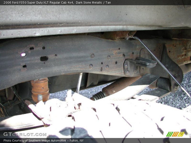 Dark Stone Metallic / Tan 2006 Ford F350 Super Duty XLT Regular Cab 4x4