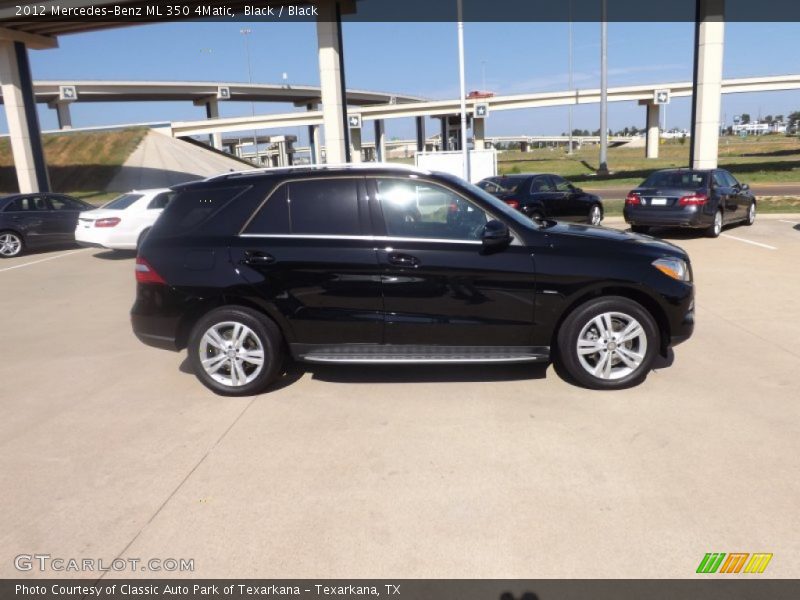 Black / Black 2012 Mercedes-Benz ML 350 4Matic