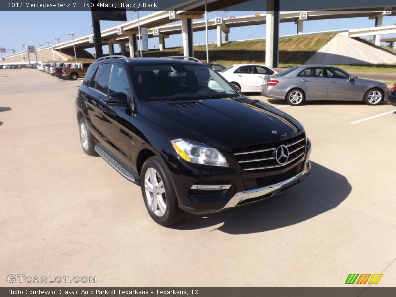 Black / Black 2012 Mercedes-Benz ML 350 4Matic