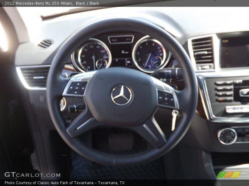 Black / Black 2012 Mercedes-Benz ML 350 4Matic