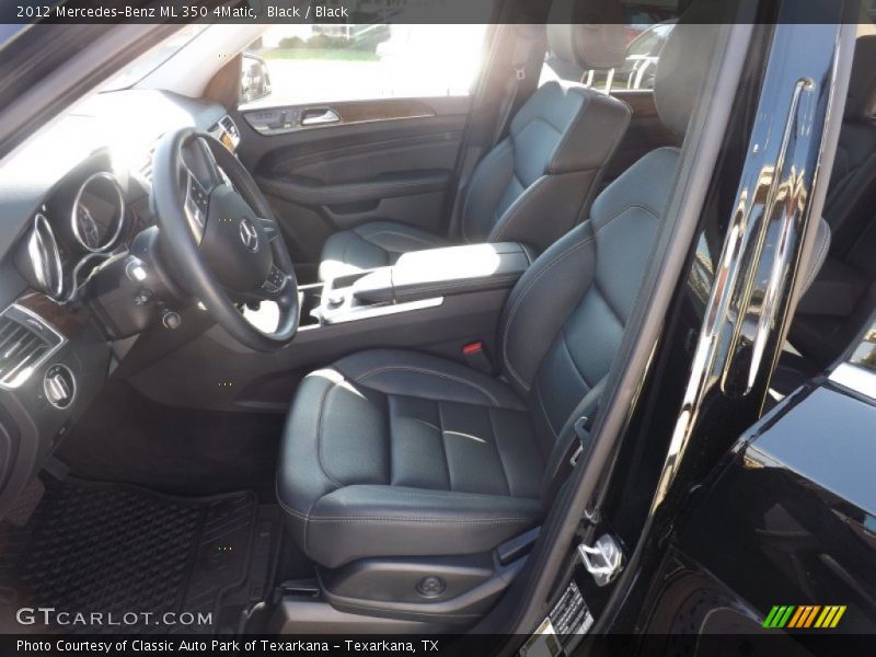Black / Black 2012 Mercedes-Benz ML 350 4Matic