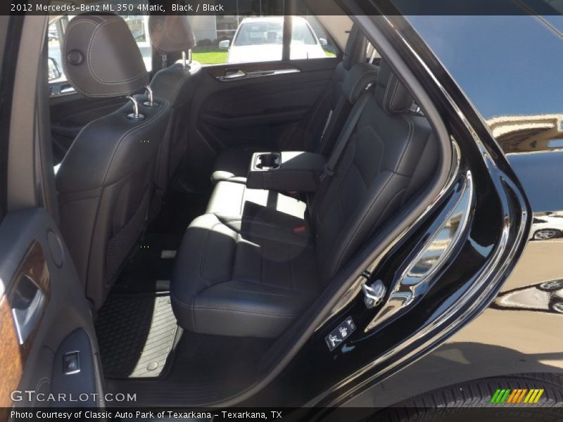 Black / Black 2012 Mercedes-Benz ML 350 4Matic