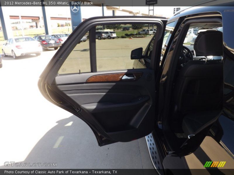 Black / Black 2012 Mercedes-Benz ML 350 4Matic