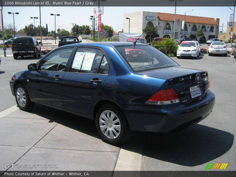 Mystic Blue Pearl / Gray 2006 Mitsubishi Lancer ES
