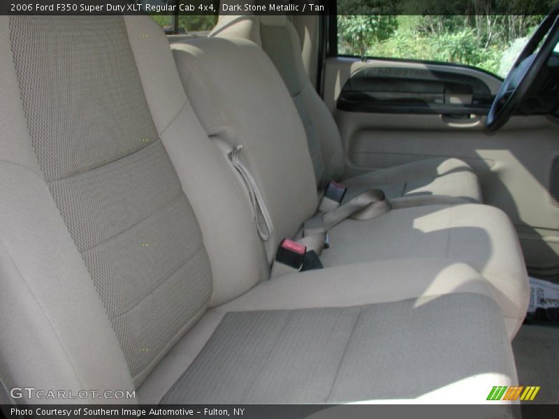 Dark Stone Metallic / Tan 2006 Ford F350 Super Duty XLT Regular Cab 4x4
