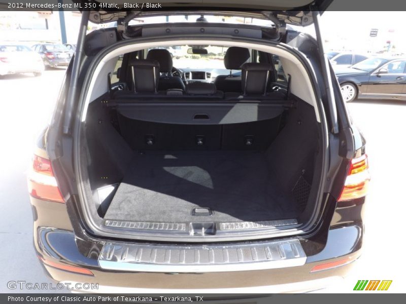 Black / Black 2012 Mercedes-Benz ML 350 4Matic