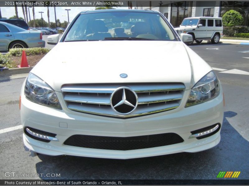 Arctic White / Almond/Mocha 2011 Mercedes-Benz C 350 Sport