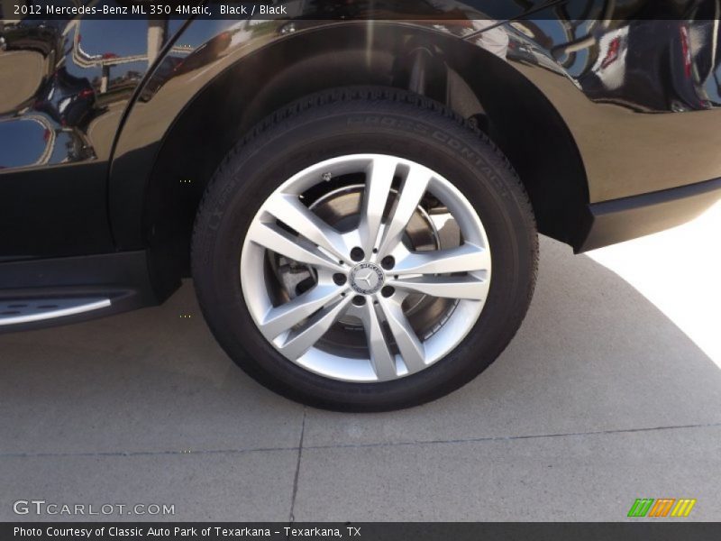 Black / Black 2012 Mercedes-Benz ML 350 4Matic