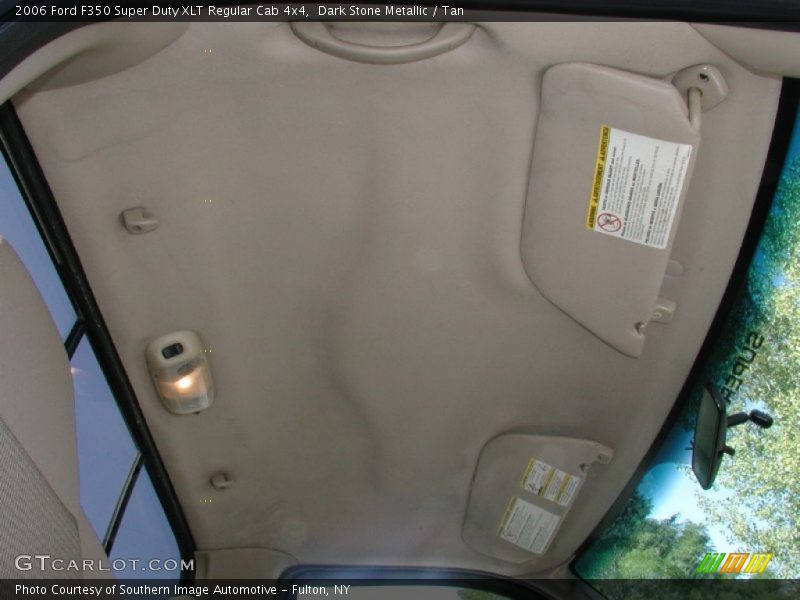 Dark Stone Metallic / Tan 2006 Ford F350 Super Duty XLT Regular Cab 4x4