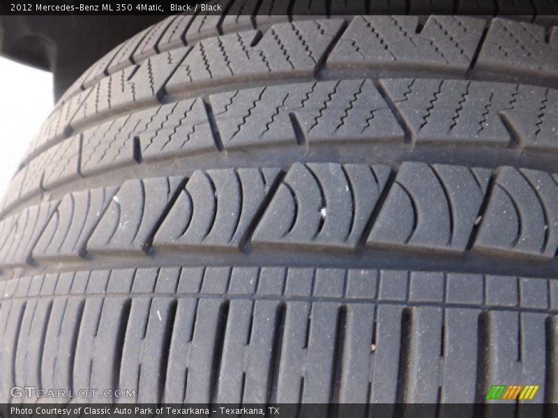 Black / Black 2012 Mercedes-Benz ML 350 4Matic