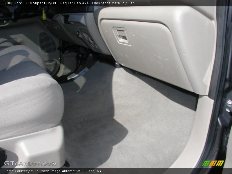 Dark Stone Metallic / Tan 2006 Ford F350 Super Duty XLT Regular Cab 4x4