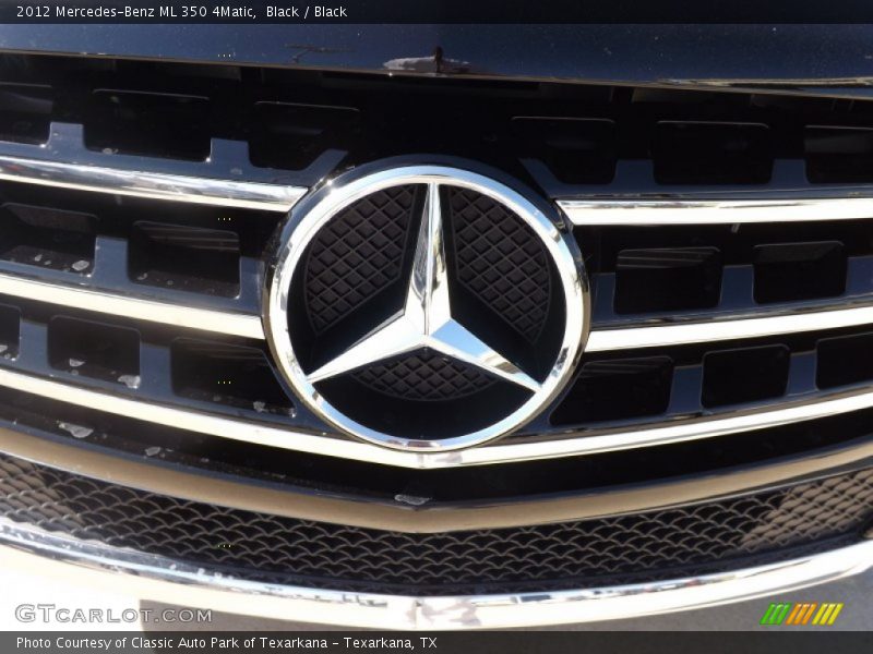 Black / Black 2012 Mercedes-Benz ML 350 4Matic