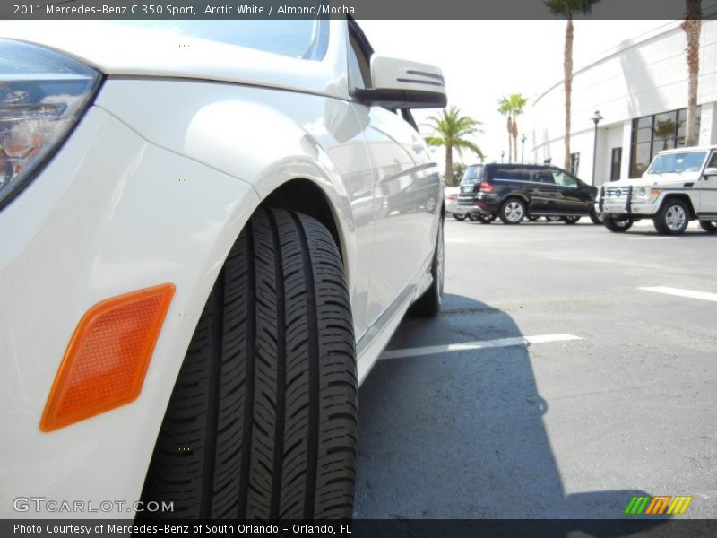 Arctic White / Almond/Mocha 2011 Mercedes-Benz C 350 Sport