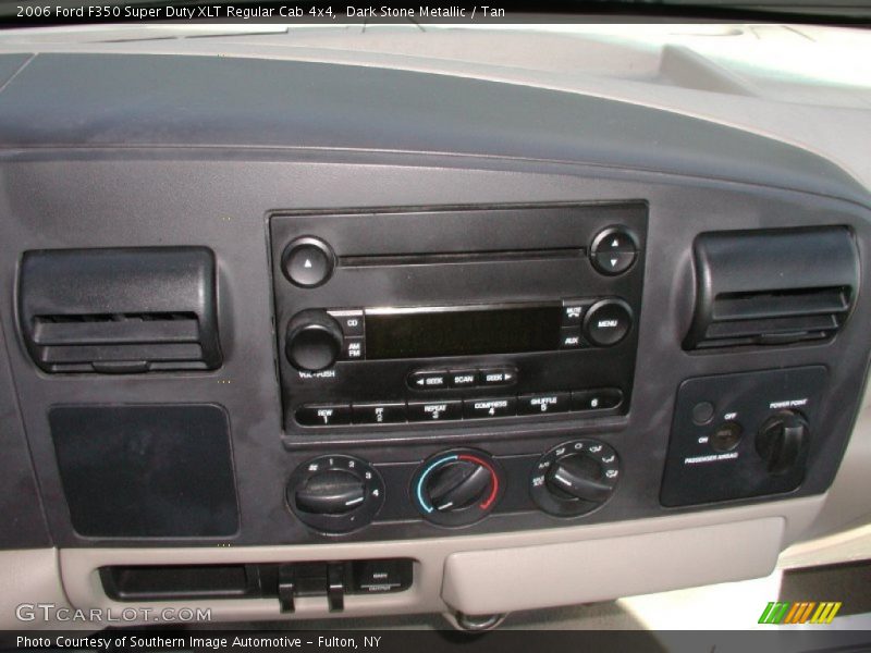 Dark Stone Metallic / Tan 2006 Ford F350 Super Duty XLT Regular Cab 4x4