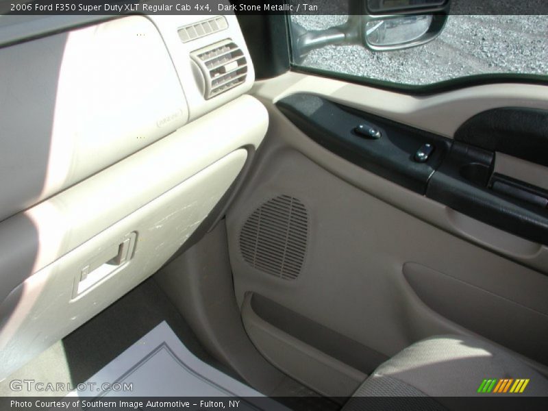 Dark Stone Metallic / Tan 2006 Ford F350 Super Duty XLT Regular Cab 4x4