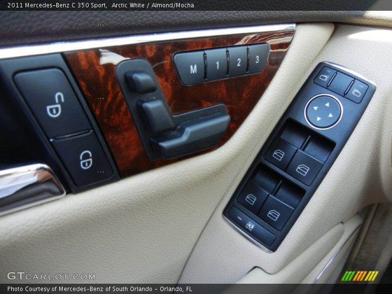 Arctic White / Almond/Mocha 2011 Mercedes-Benz C 350 Sport