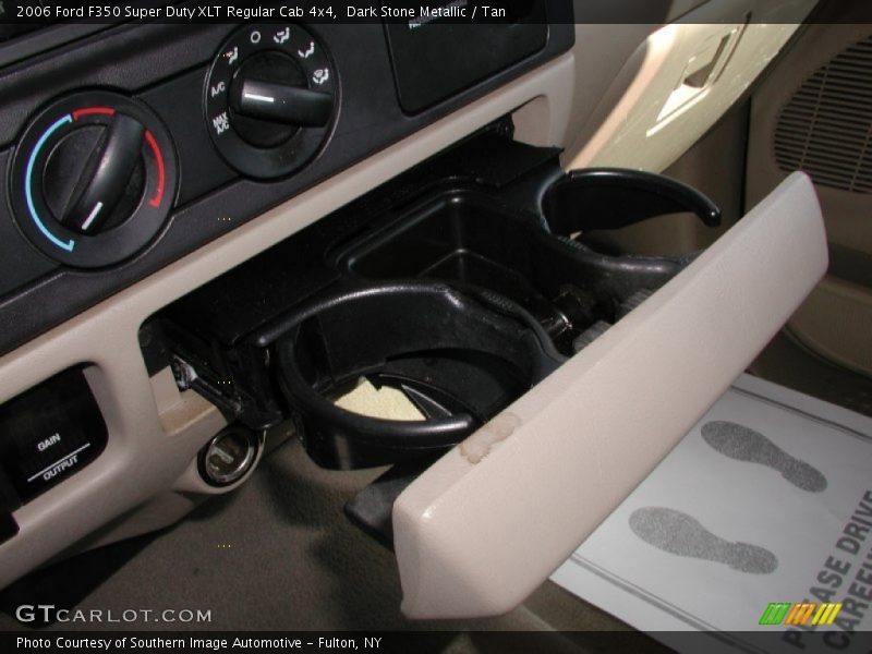 Dark Stone Metallic / Tan 2006 Ford F350 Super Duty XLT Regular Cab 4x4