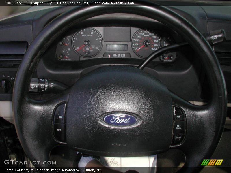 Dark Stone Metallic / Tan 2006 Ford F350 Super Duty XLT Regular Cab 4x4