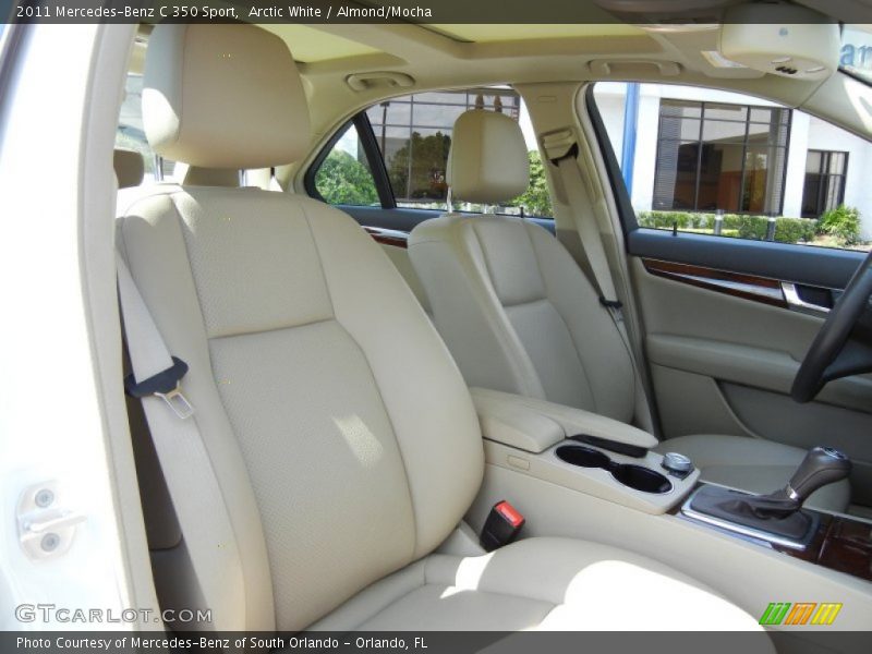 Arctic White / Almond/Mocha 2011 Mercedes-Benz C 350 Sport