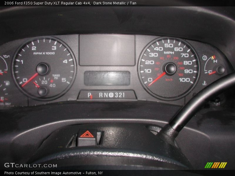 Dark Stone Metallic / Tan 2006 Ford F350 Super Duty XLT Regular Cab 4x4