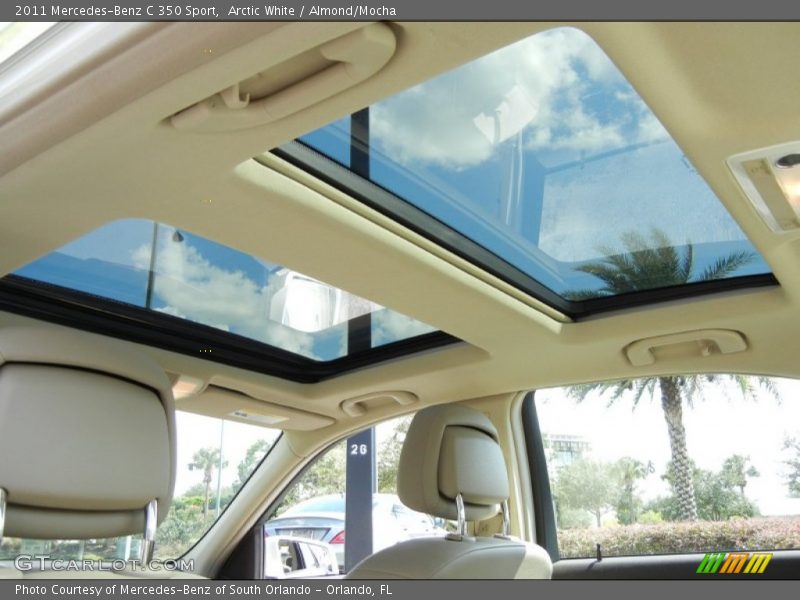 Arctic White / Almond/Mocha 2011 Mercedes-Benz C 350 Sport