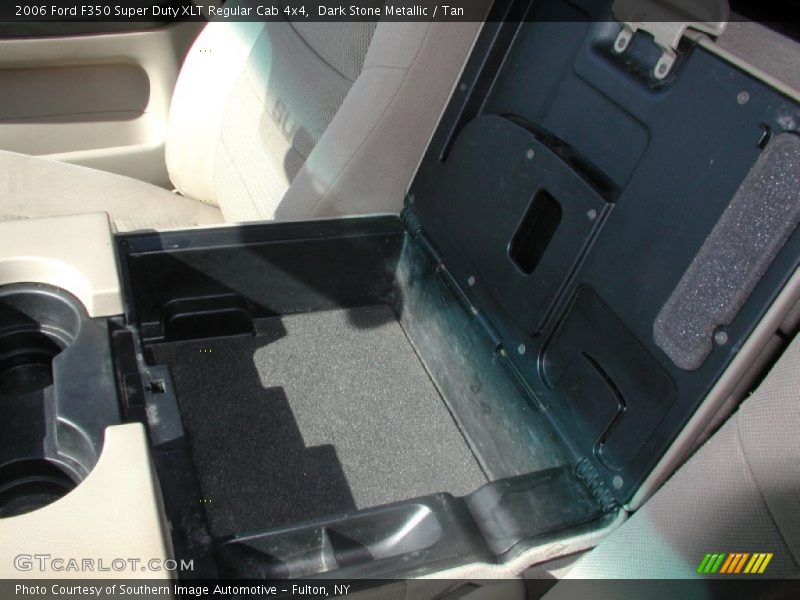 Dark Stone Metallic / Tan 2006 Ford F350 Super Duty XLT Regular Cab 4x4