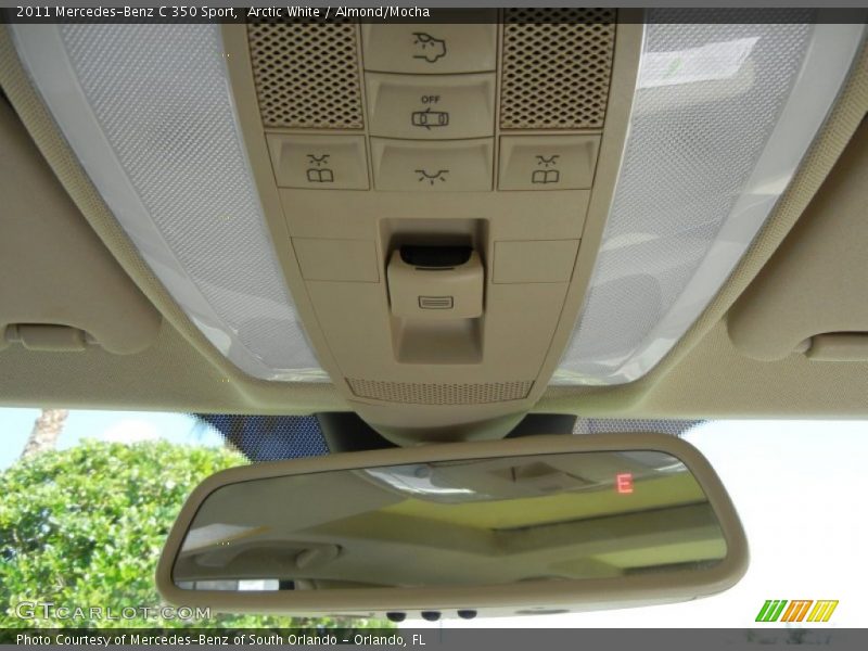 Arctic White / Almond/Mocha 2011 Mercedes-Benz C 350 Sport